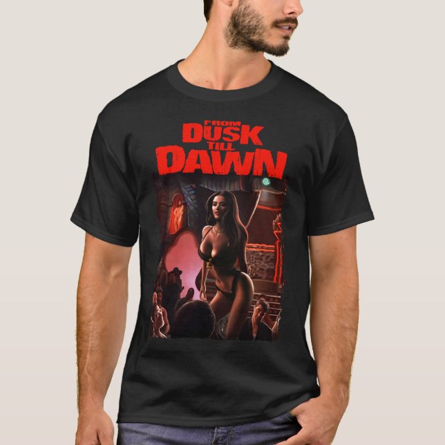 De Dusk até Dawn, camiseta essencial (Frente)