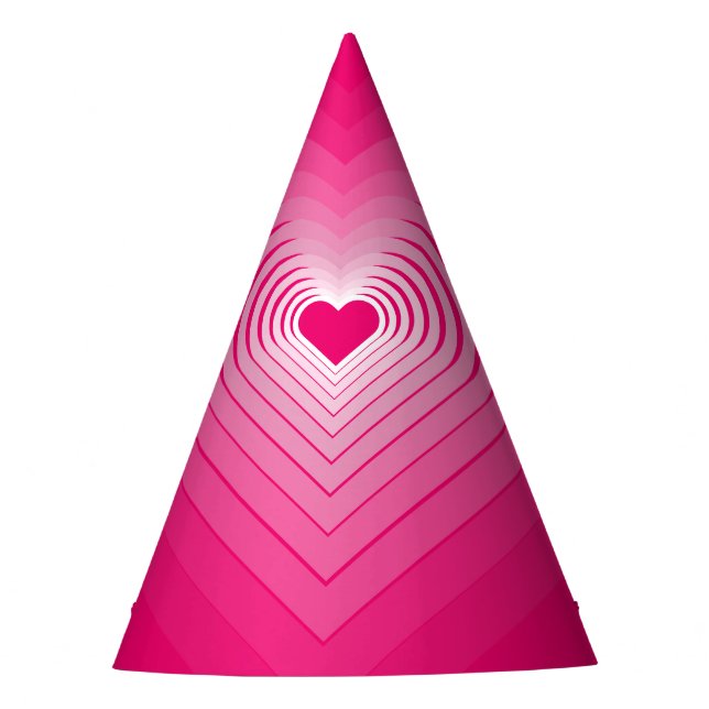 De Festa Chapéu do Partido Coração Rosa (Frente)