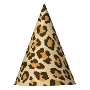 De Festa Chapéu do partido do impressão do leopardo
