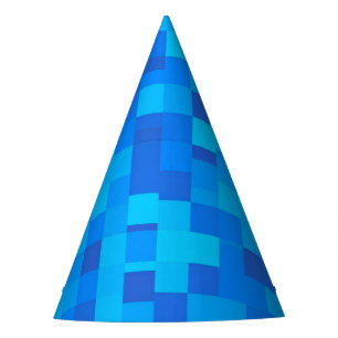 De Festa Chapéu do Partido Pixel Azul