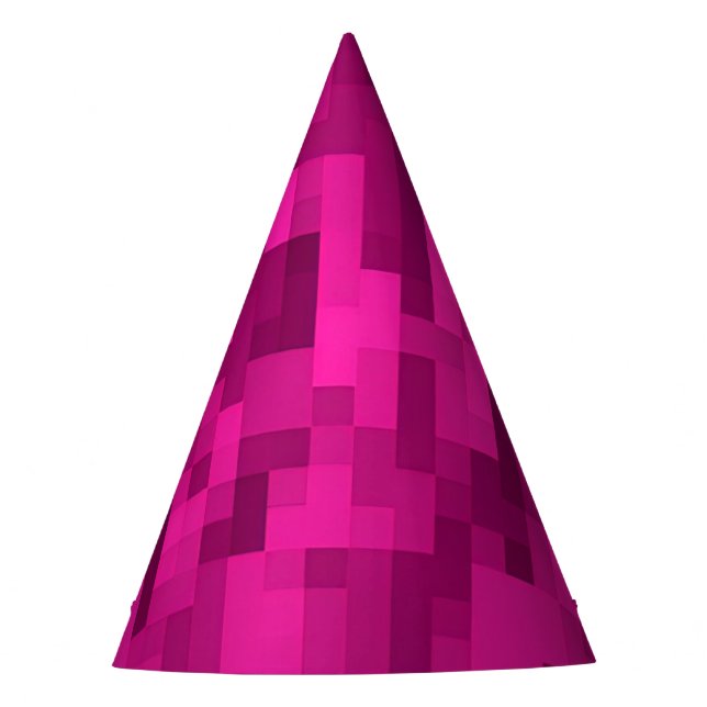 De Festa Chapéu do Partido Pixel Rosa (Frente)