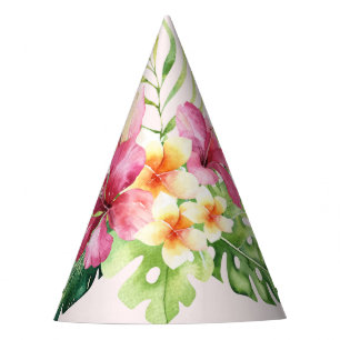 De Festa Chapéu verde rosa - Parte do Papel Tropical