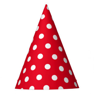 De Festa Chapéu vermelho e branco retro do partido dos