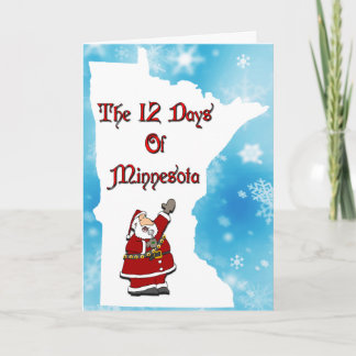 De Festividades 12 dias do Cartão Minnesota