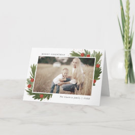 De Festividades Aguarela festiva - cartão da foto do Natal