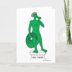 De Festividades Alligator, a Estátua de? Cartão