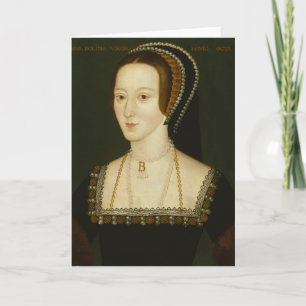 De Festividades Anne Boleyn - cartão vazio