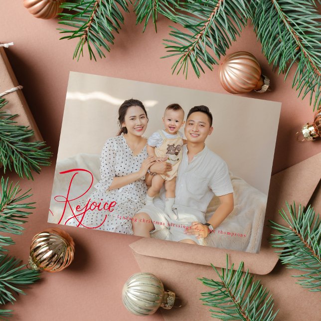 De Festividades Aproveite o Natal Bênçãos Cartão com fotos Feriado (Criador carregado)