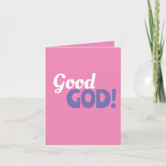 De Festividades Bom Deus - Cartão Rosa