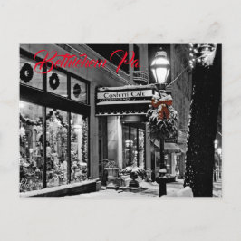 De Festividades Café no 21 principal cartão postal