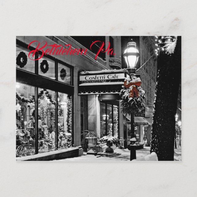 De Festividades Café no 21 principal cartão postal (Frente)