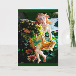 De Festividades Cartão Anjo Fada