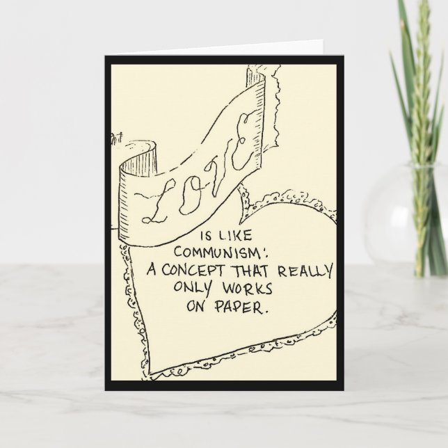 De Festividades Cartão antiamor (Frente)