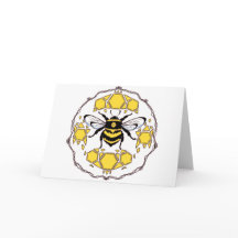 Cartão Bumblebee Cute