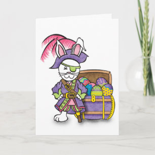 De Festividades Cartão Bunny Pirate
