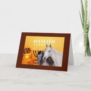 De Festividades Cartão Chanukah Cavalo