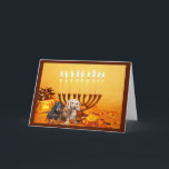De Festividades Cartão Chanukah Dachshund Menorah2<br><div class="desc">Lembrar a família e os amigos durante a temporada de Chanukah é uma maneira maravilhosa de manter contato com as pessoas que você ama e se importa. Criei com amor e cuidado estes cartões Chanukah para cães e tenho a certeza de que qualquer pessoa que ame cães ficará encantada em...</div>