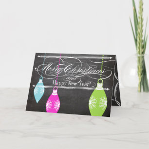 De Festividades Cartão com fotos da família do Feliz Natal do