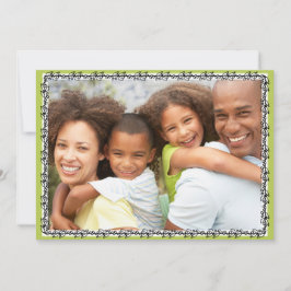 De Festividades Cartão com fotos da Família Feliz Natal