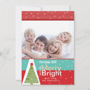 De Festividades Cartão com fotos da Feliz Brilhante da Árvore Ve