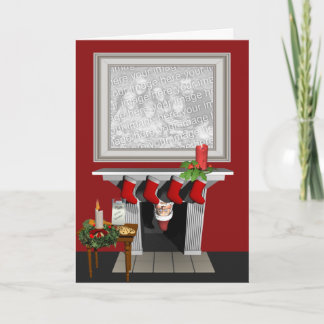 De Festividades Cartão com fotos engraçado do feriado