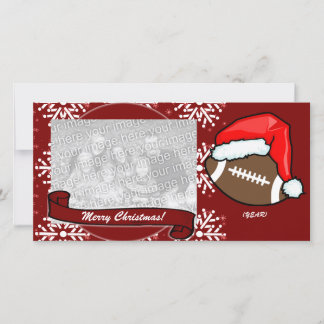 De Festividades Cartão com fotos - futebol do Natal