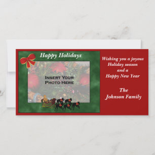 De Festividades Cartão com fotos Greyhounds