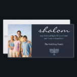 De Festividades Cartão com fotos Hanukkah<br><div class="desc">Envie este Cartão com fotos de Hanukkah este ano para a família e amigos.</div>