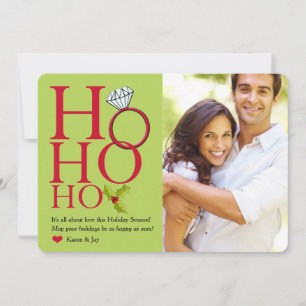 De Festividades Cartão com fotos Ho Ho Ring Holiday