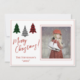 De Festividades Cartão com fotos Natal Personalizado do Natal