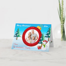 De Festividades Cartão com fotos personalizado 5