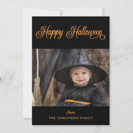 De Festividades Cartão com fotos Personalizado Feliz Halloween