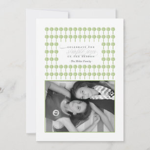 De Festividades Cartão com fotos quadro mau do feriado do