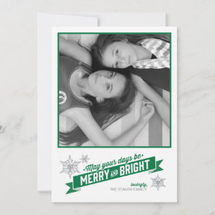 De Festividades Cartão com fotos verde referente à cultura