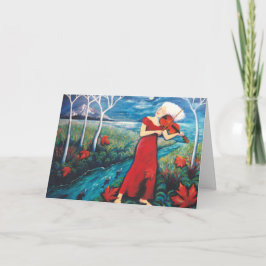 De Festividades Cartão da música do Natal