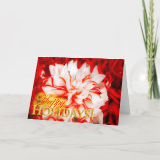 De Festividades Cartão Dahlia Holiday
