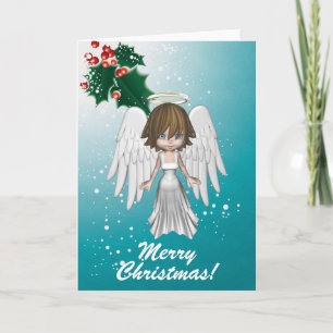 De Festividades Cartão do anjo do Feliz Natal