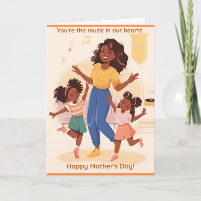 De Festividades Cartão do Dia das Mães (Frente)