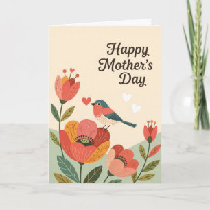 De Festividades Cartão do Dia das Mães Amor e Luz
