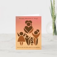 Cartão do Dia das Mães Amor Que Nos Une