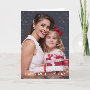De Festividades Cartão do Dia das Mães com Foto Personalizada para