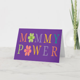 De Festividades Cartão do Dia das Mães Poderosa Mamãe