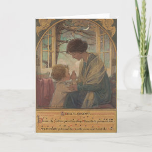 De Festividades Cartão do Dia das Mães Religioso Vintage