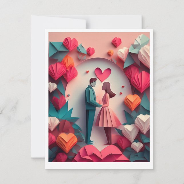 De Festividades Cartão do Dia dos Namorados (Frente)