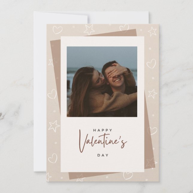 De Festividades Cartão do Dia dos Namorados, cartão romântico, car (Frente)