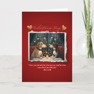 De Festividades Cartão do Dia dos Namorados - Em branco por dentro