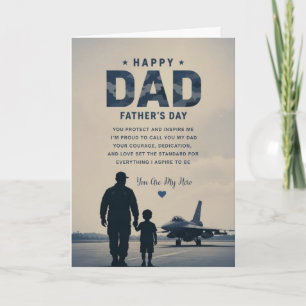De Festividades Cartão do Dia dos Pais Militar
