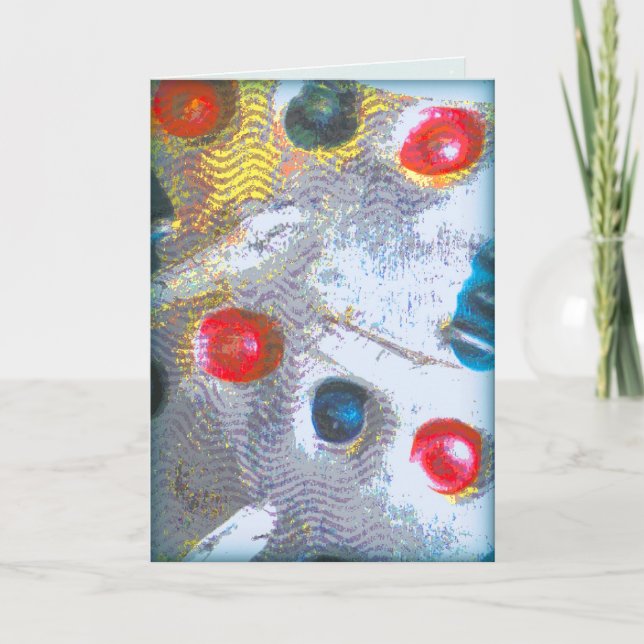 De Festividades Cartão do feriado (Frente)