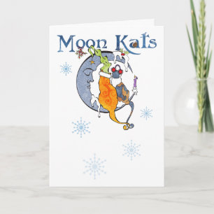 De Festividades Cartão do Kat Yule da lua