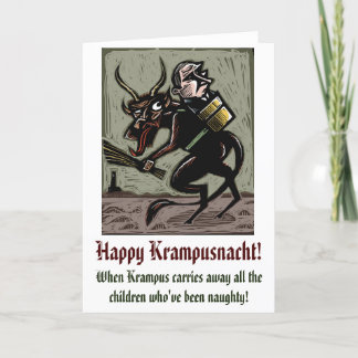 De Festividades Cartão do Krampus - Edição Putin